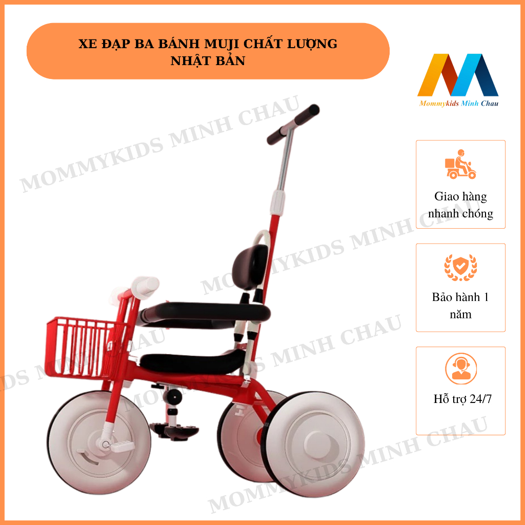 XE ĐẠP BA BÁNH MUJI, XE CHÒI CHÂN, XE ĐẨY CHO BÉ