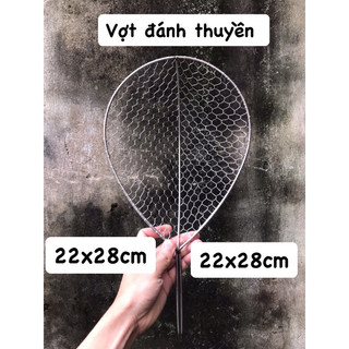 1 đôi vợt đánh cá inox 304