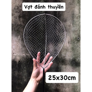 Vợt đánh cá inox 25x30cm.