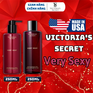 Body Mist Victoria Secret Chính Hãng Very Sexy, Xịt Thơm Body Toàn Thân Hương Nước Hoa 250ml