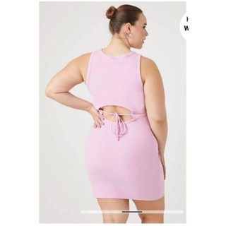[Virusplussize] Sale outlet - Đầm ba lổ F21plus hở lưng bigsize (2599)