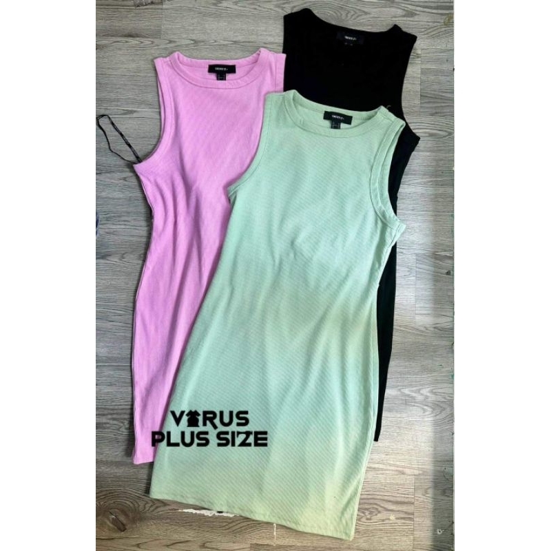 [Virusplussize] Sale outlet - Đầm ba lổ F21plus hở lưng bigsize (2599)