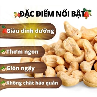 500G Hạt điều rang muối nguyên lụa BÌnh Phước