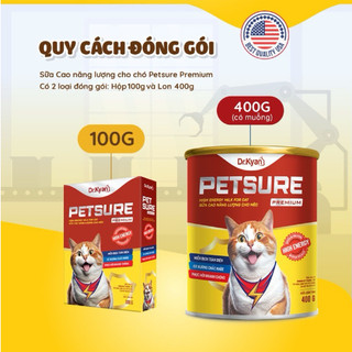 Sữa bột cho chó/ mèo Dr Kyan PETSURE PREMIUM