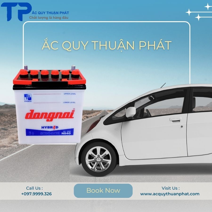 bình ắc quy đồng nai Ns40 12V-35ah chuyên dùng xe ô tô 500kg, Toyota Rush, xiệc cá, tháp sáng, với giá tốt nhất