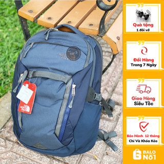 [CHUẨN AUTH ] Balo TNF Surge 2018 Cosmic Blue Asphalt Grey