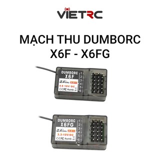 Mạch thu sóng tay DumborRC (Dumbo RC) X6F / X6FG cho tàu, xe điều khiển từ xa ( rx / receiver )