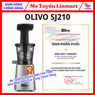 Máy Ép Chậm Olivo SJ210 - Thương hiệu Mỹ - Ép Trái Cây, Rau Cải không lo kẹt Bã (olivo sj 210)