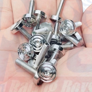 Ốc salaya 6ly3 inox 304 đầu xoắn thái