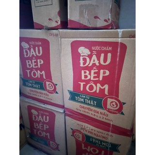 Thùng nước mắm đầu bếp tôm 2 chai ( mỗi chai 4,8 lít)
