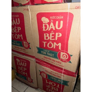 Thùng nước mắm đầu bếp tôm 2 chai ( mỗi chai 4,8 lít)