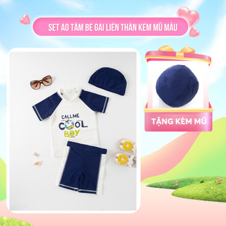 Set đồ bơi kèm mũ CALL ME COOL BOY cực ngầu mẫu mới 2021