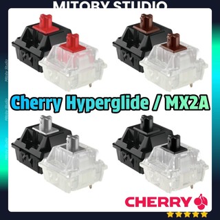 Cherry MX2A Red Brown Cherry HyperGlide Black Linear Switch MX HG Black Công Tắc Bàn Phím Cơ Mitoby Studio