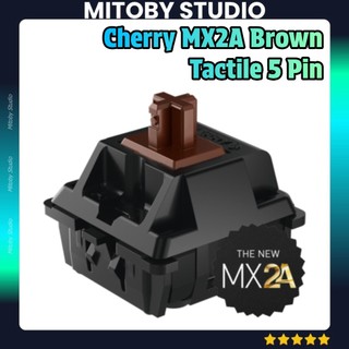 Cherry MX2A Red Brown Cherry HyperGlide Black Linear Switch MX HG Black Công Tắc Bàn Phím Cơ Mitoby Studio