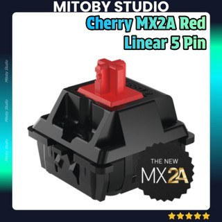 Cherry MX2A Red Brown Cherry HyperGlide Black Linear Switch MX HG Black Công Tắc Bàn Phím Cơ Mitoby Studio