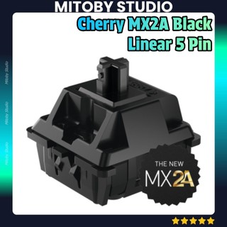Cherry MX2A Red Brown Cherry HyperGlide Black Linear Switch MX HG Black Công Tắc Bàn Phím Cơ Mitoby Studio