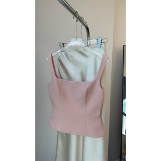 là hoa - Áo Hai Dây Cổ Vuông - Áo Kiểu Thanh Lịch Cho Nữ, Sang Trọng Đi Tiệc Đi Chơi