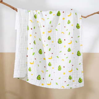 Khăn Tắm Xô Nhăn 6 Lớp Siêu Mềm, Thấm Hút Tốt Cho Bé Size 110-110cm