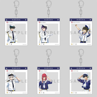 Móc khóa in hình BLUE LOCK ver HẢI QUÂN anime chibi mica trong acrylic quà tặng dễ thương