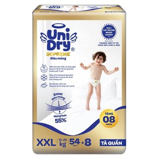 Tã Quần/Dán Unidry  M76+8/L68+8/XL60+8/XXL54+8