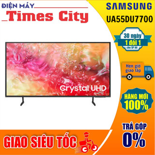 Smart Tivi Samsung 4K 55 inch 55DU7700 Crystal 4K