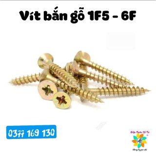 Vít bắt gỗ Vít đầu bằng bắn gỗ vàng 100gram 9k