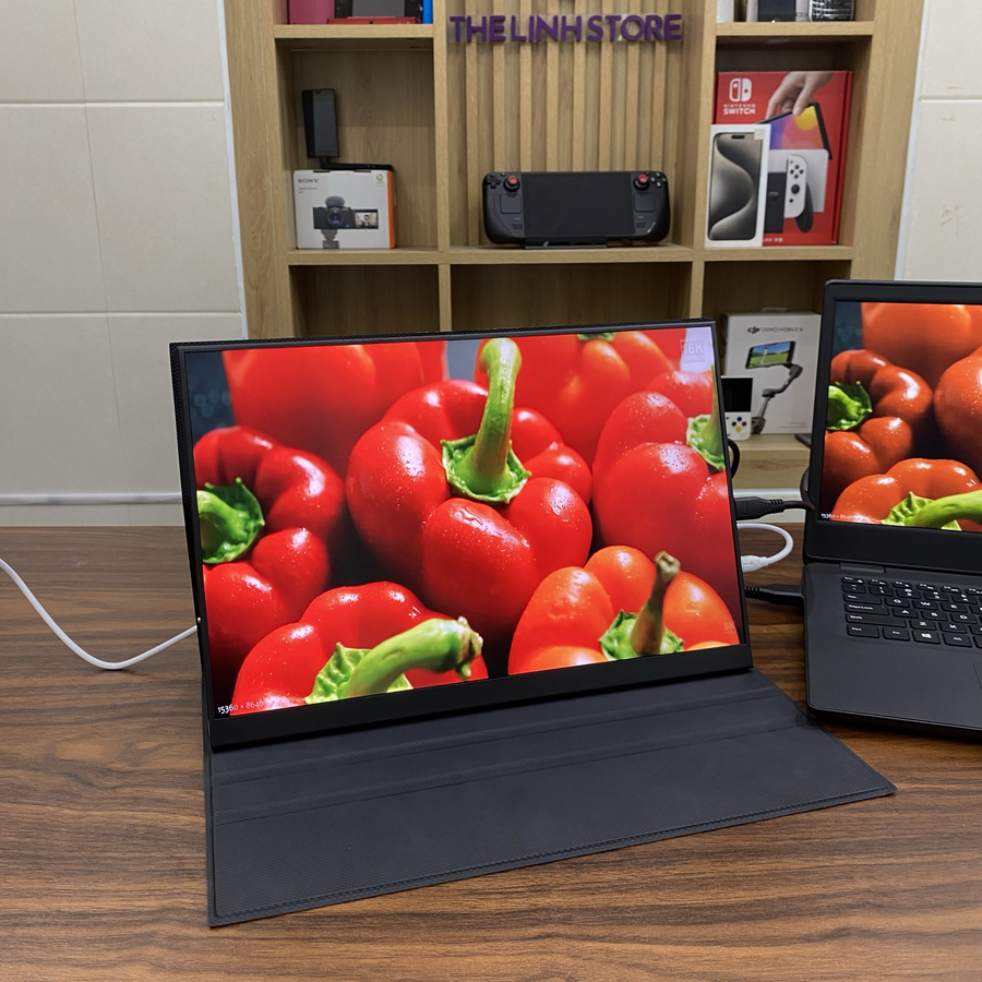 Màn hình di động 15 inch IPS 2K 144Hz có Type-C ThunderBolt - Tặng kèm bao da | BigBuy360 - bigbuy360.vn