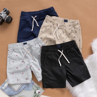 Quần short kaki cho bé Trai size 20kg- 50kg, Quần short kaki lưng thun có dây rút cho bé chất vải thoáng mát có 4 màu Q1