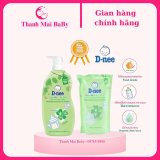 Nước rửa bình sữa dnee organic 620ml, 550ml date mới