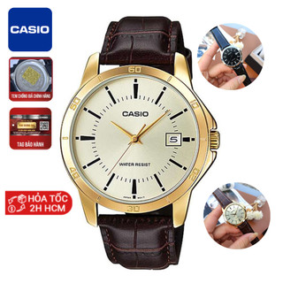 Đồng hồ nam dây da casio mtp-v004 40mm