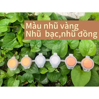 Dây 6ô màu nhũ gồm 3màu :vàng,bạc,đồng dùng tô tượng vẽ tranh-BigLove