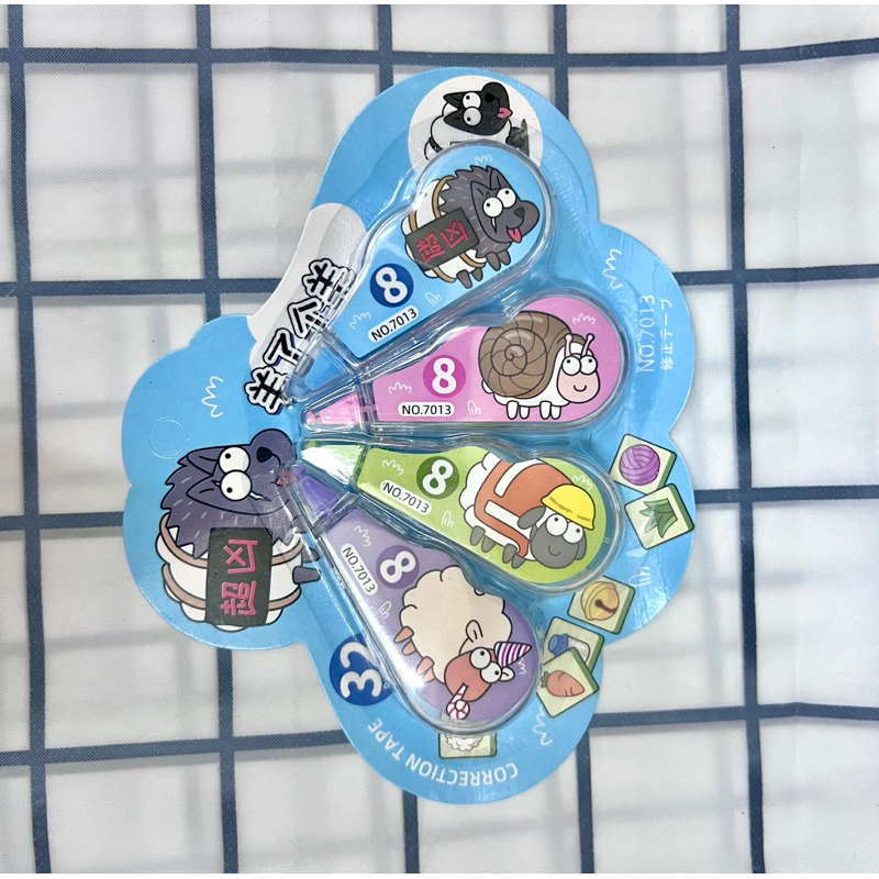 Bút xoá kéo mini (8 mét băng xóa ) - 4 cái một gói