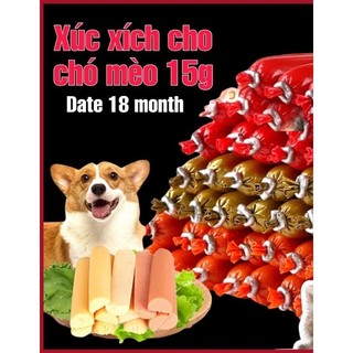Xúc xích chó mèo 3 vị bò gà vịt