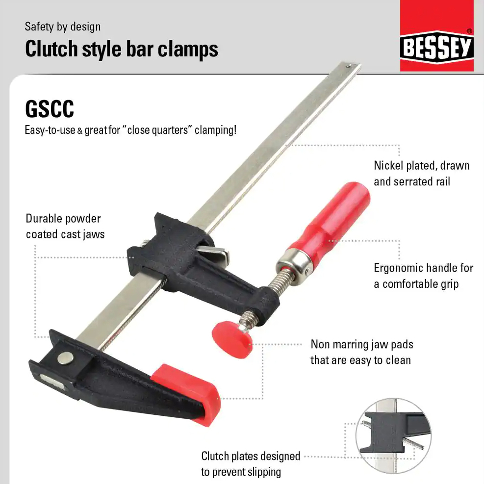 Cảo kẹp gỗ Bessey 6" GSCC2.506