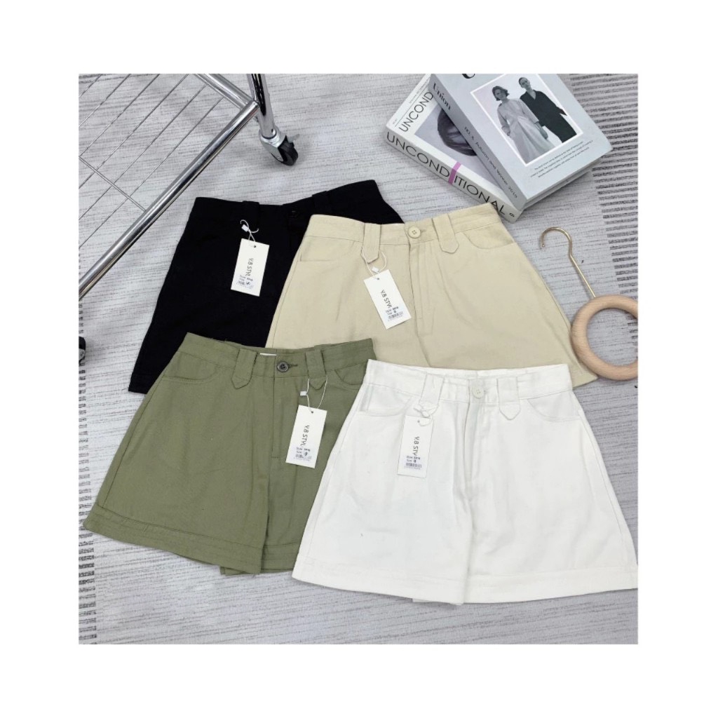 Quần Short Kaki Nữ Joolate Cạp Cao Siêu Hack Dáng 203 | BigBuy360 - bigbuy360.vn