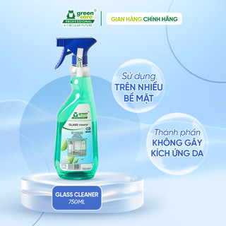 Xịt lau kính Green Care Professional  làm sạch bụi bẩn, dầu mỡ tự phân hủy sinh học, nhanh khô 750ml Glass Cleaner