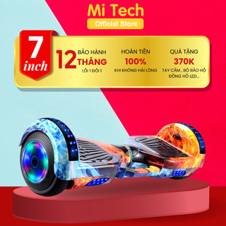 Xe Điện Cân Bằng Mitech 6.5 inch 8inch 10inch xe cân bằng 7 inch 2 bánh kết nối Bluetooth