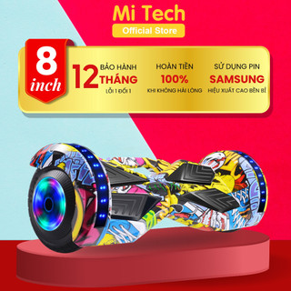 Xe Điện Cân Bằng Mitech 8 inch Smart Balance Wheel  xe cân bằng Kết nối Bluetooth xe cân bằng điện