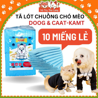 (10 miếng) Tã lót chuồng cho Chó mèo nhiều size, thấm hút nước, khử mùi hiệu quả