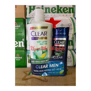 Dầu gội clear bạc hà 630ml tặng quà