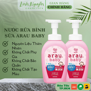 Nước rửa bình sữa arau baby nhật bản chai 500ml