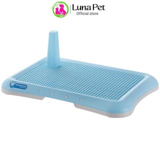 Khay vệ sinh cho chó LunaPet KC03 nhựa cứng tặng kèm cột
