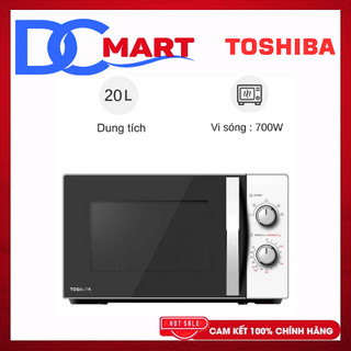 Lò Vi Sóng 700W Toshiba 20 lít MWP-MM20P(WH) - Hàng chính hãng