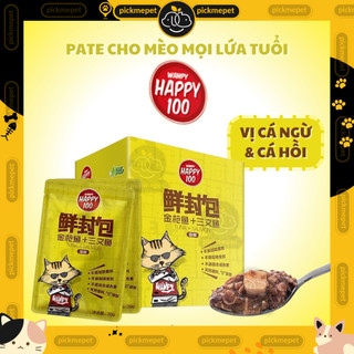 Pate Wanpy Happy 100 Cho Mèo Mọi Lứa Tuổi 70g