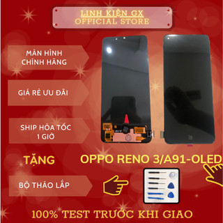  Màn hình OPPO A91   RENO 3  F15   a73 - 2020 OLED Màn hình thay thế OPPO RENO 3 A91 F15 F17 A73 K7 FIN DX2 Lite OLED -BK 