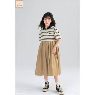 Váy J&J kẻ trái tim ngực