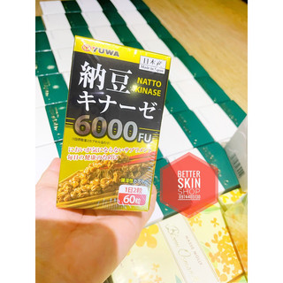 Viên uống chống đột quỵ và tai biến natto kinase 6000fu yuwa nhật bản - 30 ngày