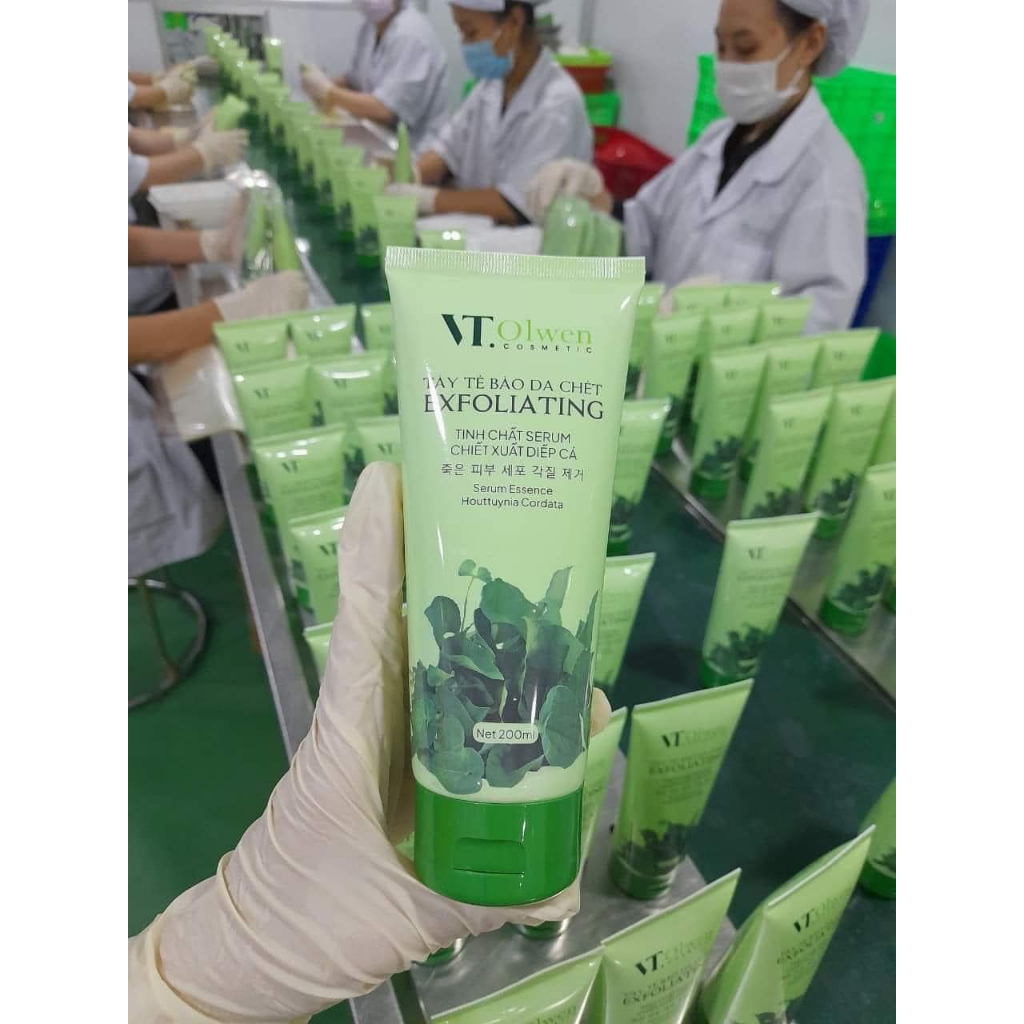 ÃNG)Tẩy tế bào da chết VT.Olwen tinh chất serum chiết xuất diếp cá, làm dịu da, thu nhỏ lỗ chân lông