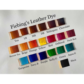 [Fiebing - Mỹ] Chai 100ml Màu nhuộm thủ công gốc cồn (Leather Dye)