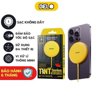 Đế sạc không dây, sạc không dây Wekome WP-U166, sạc nhanh 15w - belo